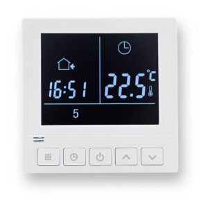 Termostat HD-T02 k topné fólii - pohled zepředu